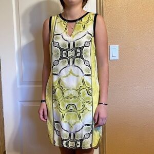 SNAKE print sleeveless dress